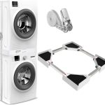 Impaqt wasmachine droger stapelkit zwart