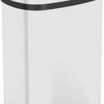 Bayt Prullenbak - Prullenbak 60 liter - Vuilnisbak - Afvalbak - Metaal - Wit