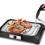 Aigostar Lava 30LDQ - Elektrische Grill - BBQ - Tafel Barbecue - Grilloppervlakte 41 x 24 cm - 2000 Watt - Zwart