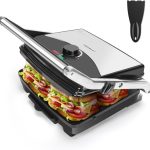 Aigostar Samuel 30IBP - Grote Contactgrill - Panini Grill - 2000W