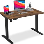 Bayt Zit Sta Bureau - Elektrisch Bureau - In Hoogte Verstelbaar Bureau - 120 x 60 cm - Bruin