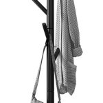 Bayt Kapstok - Staande kapstok - Kapstok Hout - Kapstok Staand - Garderoberek - 8 Haken - 175 cm - Zwart