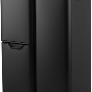 Bayt Prullenbak - Prullenbak 60 Liter - Vuilnisbak 60 Liter - Pedaalemmer 60 Liter - Prullenbak Afvalscheiding - Prullenbak 3 Vakken - Afvalbak - RVS - Zwart