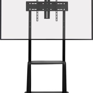 Bayt TV Standaard verrijdbaar - TV Standaard - Monitor Standaard - TV Voet - Draaibaar - Hoogte Instelbaar - 40 Inch tot 75 Inch - Tot 50 kg