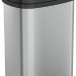 Bayt Prullenbak - Prullenbak 60 Liter - Vuilnisbak - Afvalbak - Metaal - Zilver