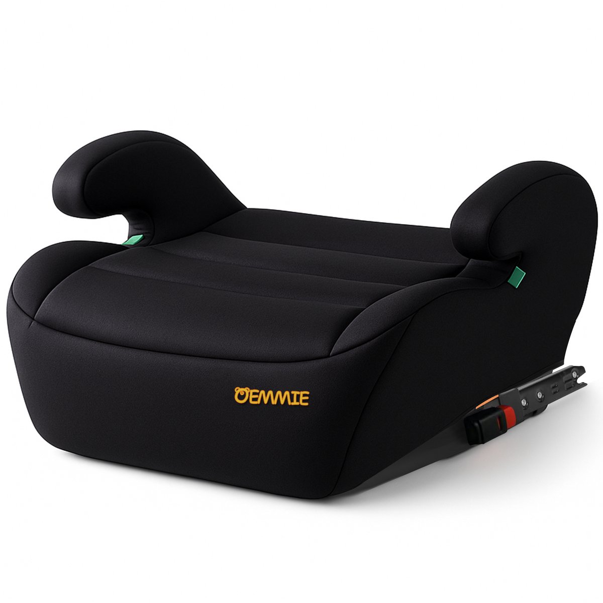 Oemmie Zitverhoger - Autozitje - Kinderzitje - Autostoelverhoger - Booster Seat - 125-150 cm - Met Armleuning - Zacht Schuim - Zwart