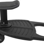 Oemmie Meerijdplankje - Meerijdplankje met zitje - Voor Kinderwagen/Buggy - Buggy Board - Zwart